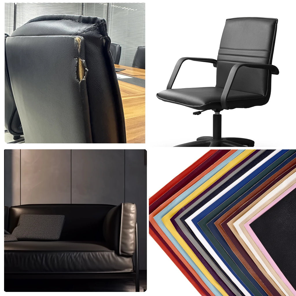 20x30CM 25x60CM Self Adhesive PU Leather Patches Stickers Leather Fabric Adhesive Sofa Bag Seat Repair DIY Patch