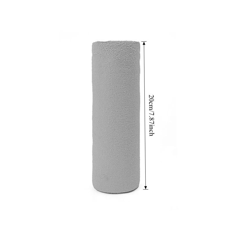 Reusable Cleaning Wipe Household Kitchen Cloth Microfiber Towel Rolls Dish Rags Wash Paper Towel Replacement 1 Roll of 20 Sheets