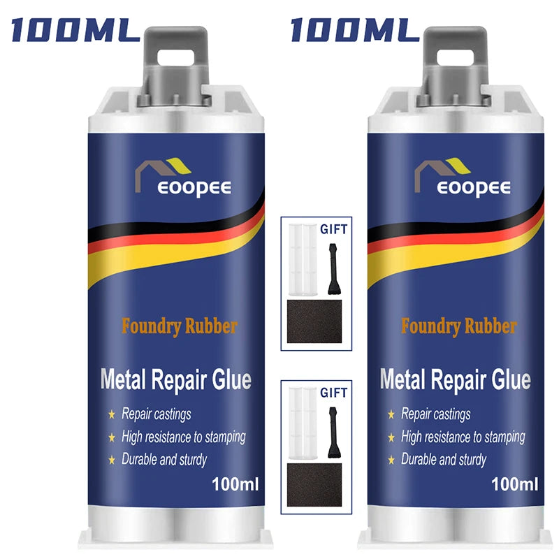 High-Strength Metal Repair Epoxy Adhesive Heat & Cold Resistant Welding Glue Leak Repair Tool Metal Repair Paste 15g/50ml/100ml